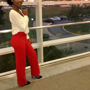 Red Dress Pants